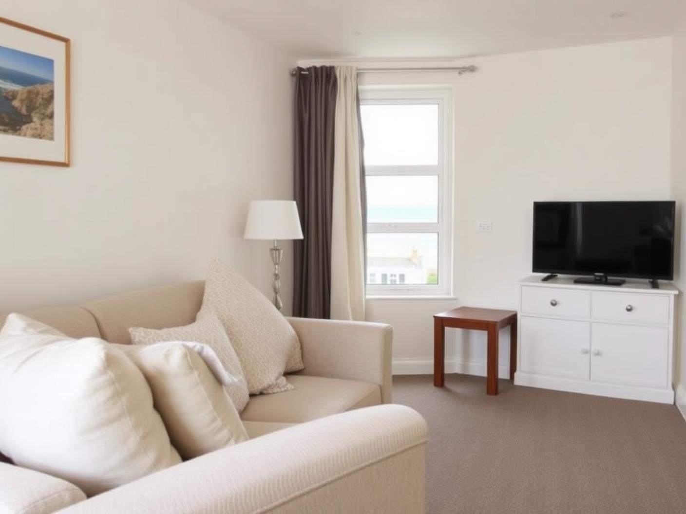Bright short-let apartment prepared for arriving guests