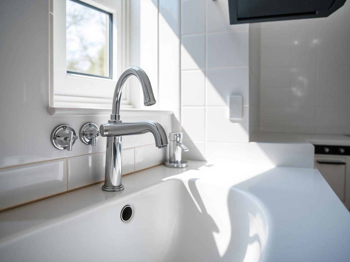 Professional cleaner deep cleaning a kitchen surface