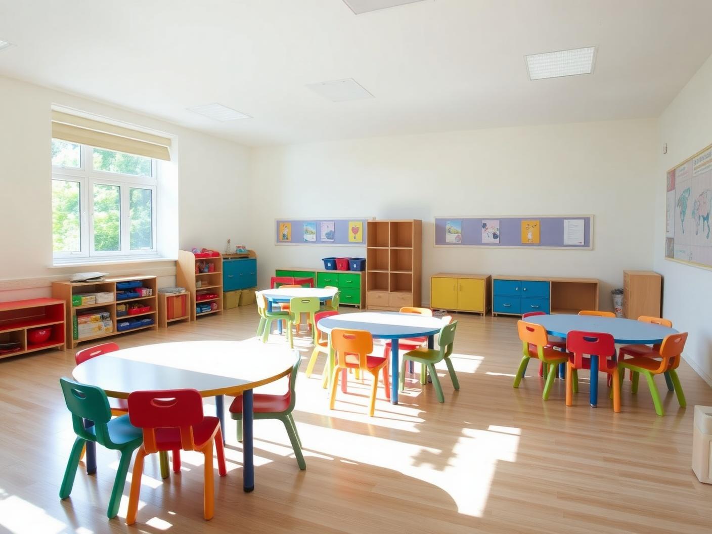 Clean and organised education setting