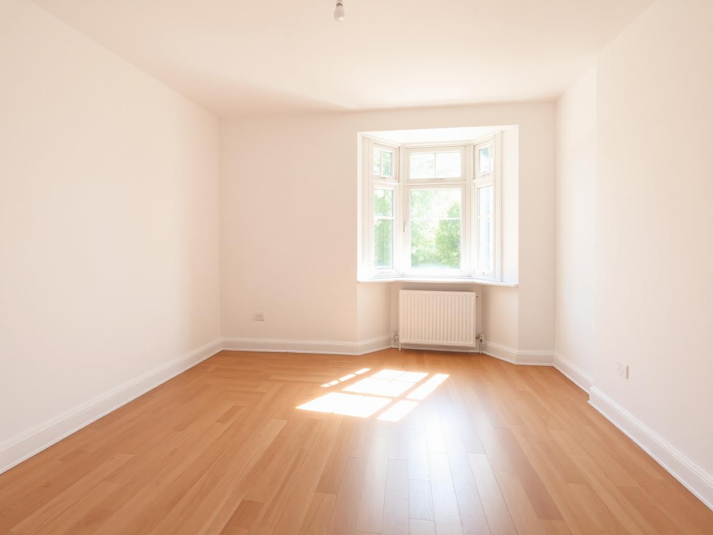 Empty, freshly cleaned rental property ready for new tenants